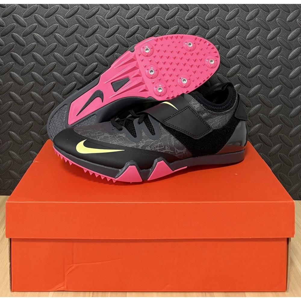 Nike Zoom Pole Vault Elite Track & Field Black AA1204-004 Men Size 10.5 NEW